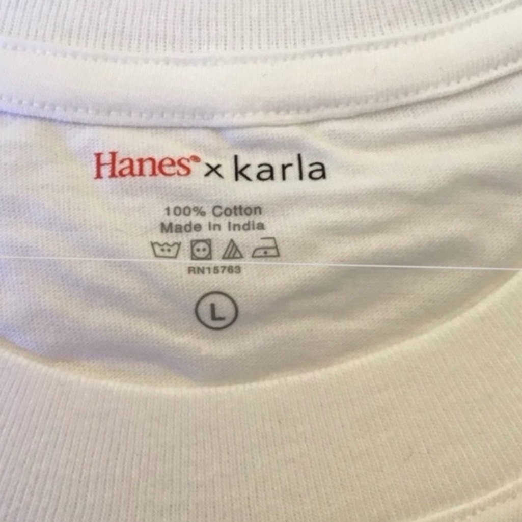 Hanes X Karla “Perfect Crop” Tee (Nwt) (Size: Large) — image 5 of 8